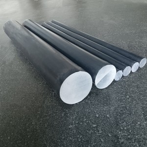 Grey PVC Rod Round Bar