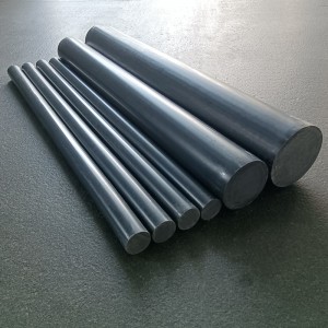 Grey PVC Rod Round Bar